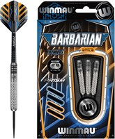 Winmau dartpijlen Barbarian 24 gram Inox zilver professioneel