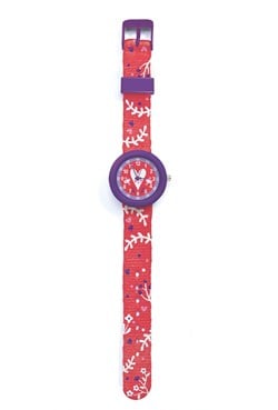 Djeco montre enfant Heart - montre quartz apprendre à lire l'heure