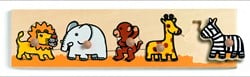 Djeco houten inlegpuzzel Sava'n'co 