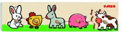 Djeco houten inlegpuzzel Farm'n'co 