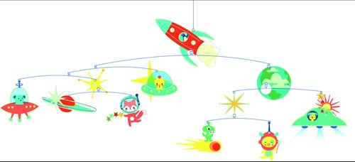Djeco baby mobiel Rocket