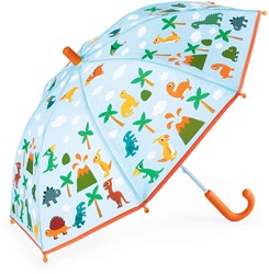 Djeco paraplu enfants dinosaures - transparent - tout-petits et maternelle