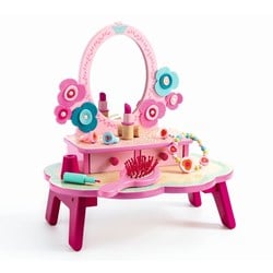 Djeco houten kaptafel Flora - FSC 100% - speelgoed kaptafel meisjes