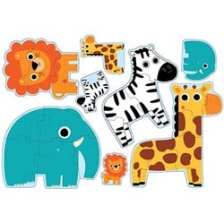 Djeco puzzels met stijgende moeilijkheidsgraad In the jungle *