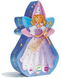 Djeco silhouetpuzzels The fairy and the unicorn - 36 stukjes