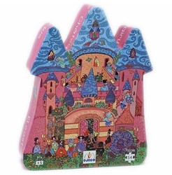 Djeco silhouetpuzzels The fairy castle - 54 stukjes