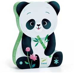 Djeco silhouetpuzzels Leo the panda 24 stukjes