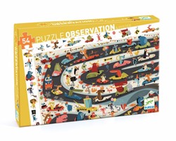 Djeco observatiepuzzels Car rally