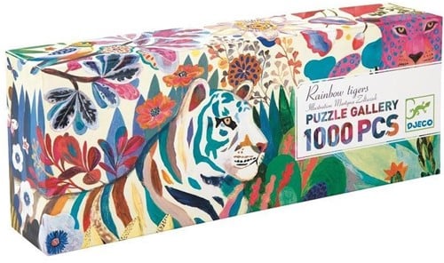 Djeco Puzzle Tigre Arc-en-ciel (1000 pièces)
