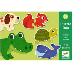 Djeco duo-trio puzzels Animals