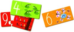 Djeco educatieve puzzel Numbers - FSC karton - kleurrijk speelgoed