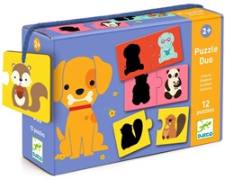 Djeco duo-trio puzzels Shadows - 2 stukjes