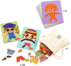 Djeco pedagogisch spel Dress Up Bingo