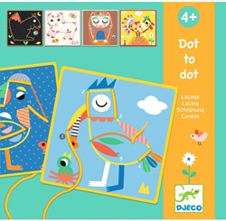 Djeco pedagogisch spel Dot-to-dot - lacing