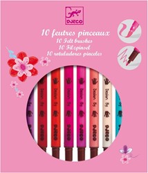 Djeco 10 feutres pinceaux - sweet