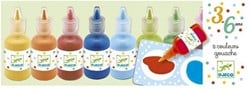 Djeco kleuren 8 bottles of poster paint