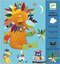 Djeco stickers voor de kleintjes Create Animals