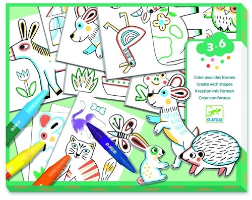 Djeco kleuren A world to create, animals