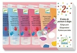 Djeco kleuren 6 Finger Paint Tubes - Sweet