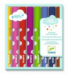 Djeco 8 Crayons en feutre pour les enfants