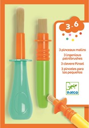 Djeco kleuren 3 ingenious paintbrushes