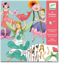 Djeco kleurplaten Fairies