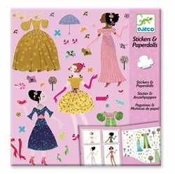 Djeco stickers Dresses through the seasons