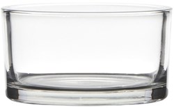 Vase en verre bowl transparent vase décoratif 15 cm - design moderne