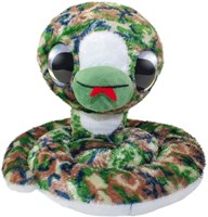 Lumo Stars pluche slang Kake - knuffeldier 42cm groen