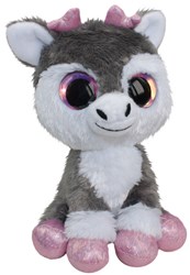 Lumo Stars pluche rendier knuffel Poro 42cm - grote knuffel roze