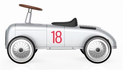 Baghera loopauto - Audi Roadster klassiek speelgoedauto-2