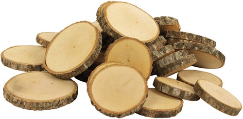 Eduplay rondelles en bois jouet créatif grand 1 kg - bricolage