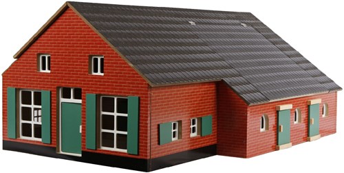 Kids GLOBE ferme en bois jouet avec étable ferme échelle 1:32