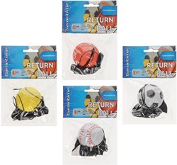 Bungeebal sport speelgoed met polsband - elastische speelbal