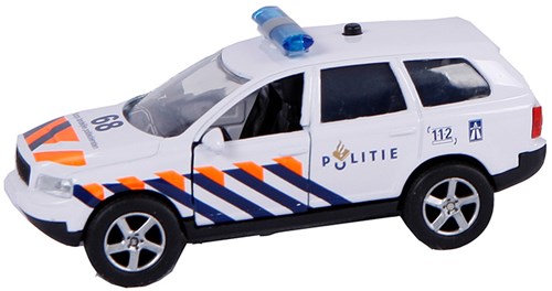 2-Play Politieauto Die-cast Pull Back met Licht en Geluid 11 cm-2