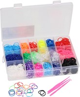 Loom armbandjes maken set - 1440-delig kleurrijke DIY loombandjes