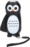 Lampe torche knijpkat chouette noire plastique jouet manuel