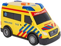 Voiture jouet ambulance citerne avec lumière et son 14cm plastique-2