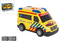 Voiture jouet ambulance citerne avec lumière et son 14cm plastique-3