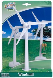 Kids GLOBE moulin à vent jouet ferme 1:32 blanc 29cm interactif