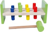 Houten hamerbank speelgoed - educatief houten speelgoed voor peuters-2