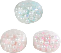 Antistress knisper kralenbal speelgoed multi kleuren 9,5cm stressbal