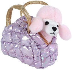 Pluche poes knuffel met draagtas - Take Me Home speelgoed knuffel kat