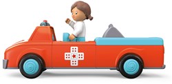 Toddys ambulance jouet Anna Amby avec effets lumineux et sonores