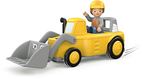 Toddys jouet pelleteuse Luke Loady - moteur à friction - véhicule de chantier-2