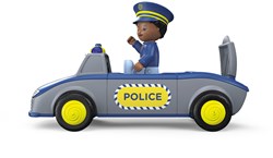 Toddys voiture de police jouet Tom Trusty avec lumières et sons