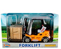 Chariot élévateur jouet die-cast avec lumière et son 14cm - chariot