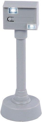 Kids GLOBE speelgoed flitspaal met licht en geluid 12cm verkeersspeelgoed-2