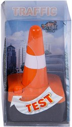 Kids GLOBE verkeerspion met licht 4cm speelgoed pion