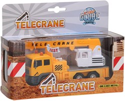 Kids GLOBE grue jouet die-cast avec lumière et son 15cm